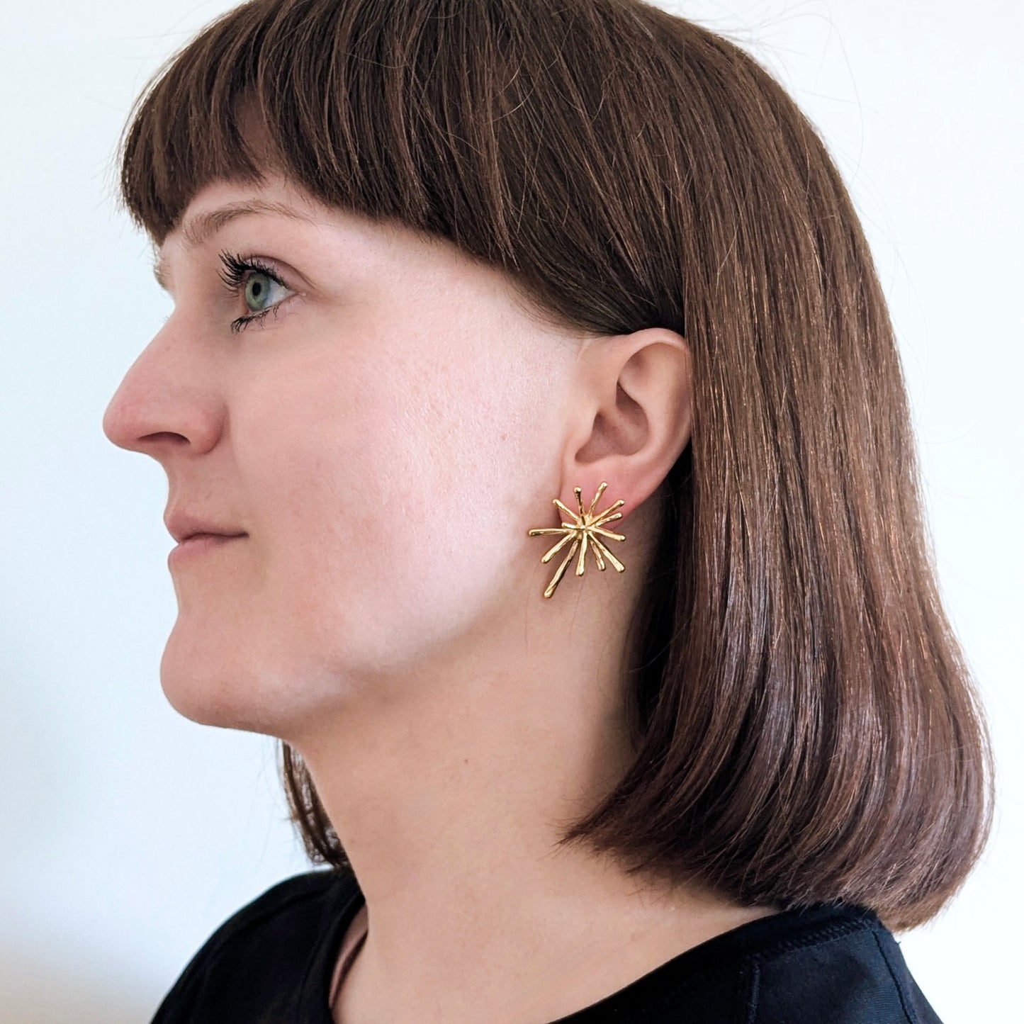 18k tarnish proof earrings