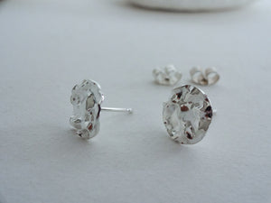 mini silver stud earrings