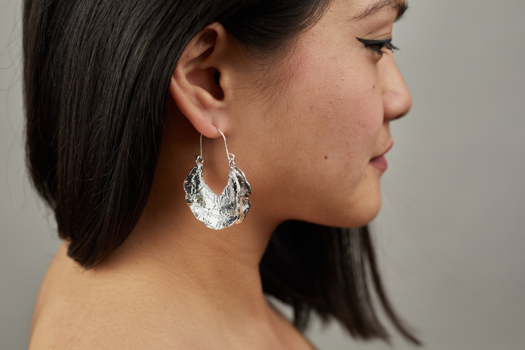 Silver Fulani earrings