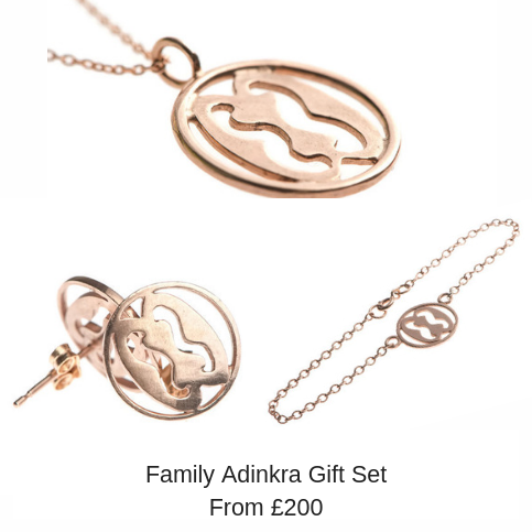 Adinkra symbol jewellery