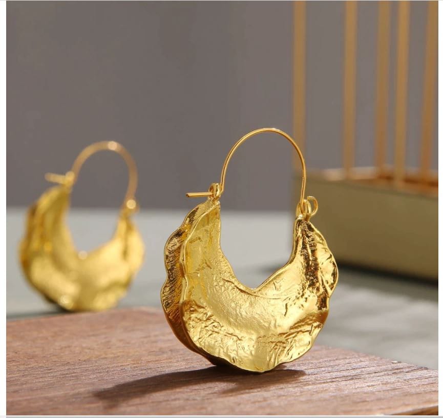 Gold Fulani earrings
