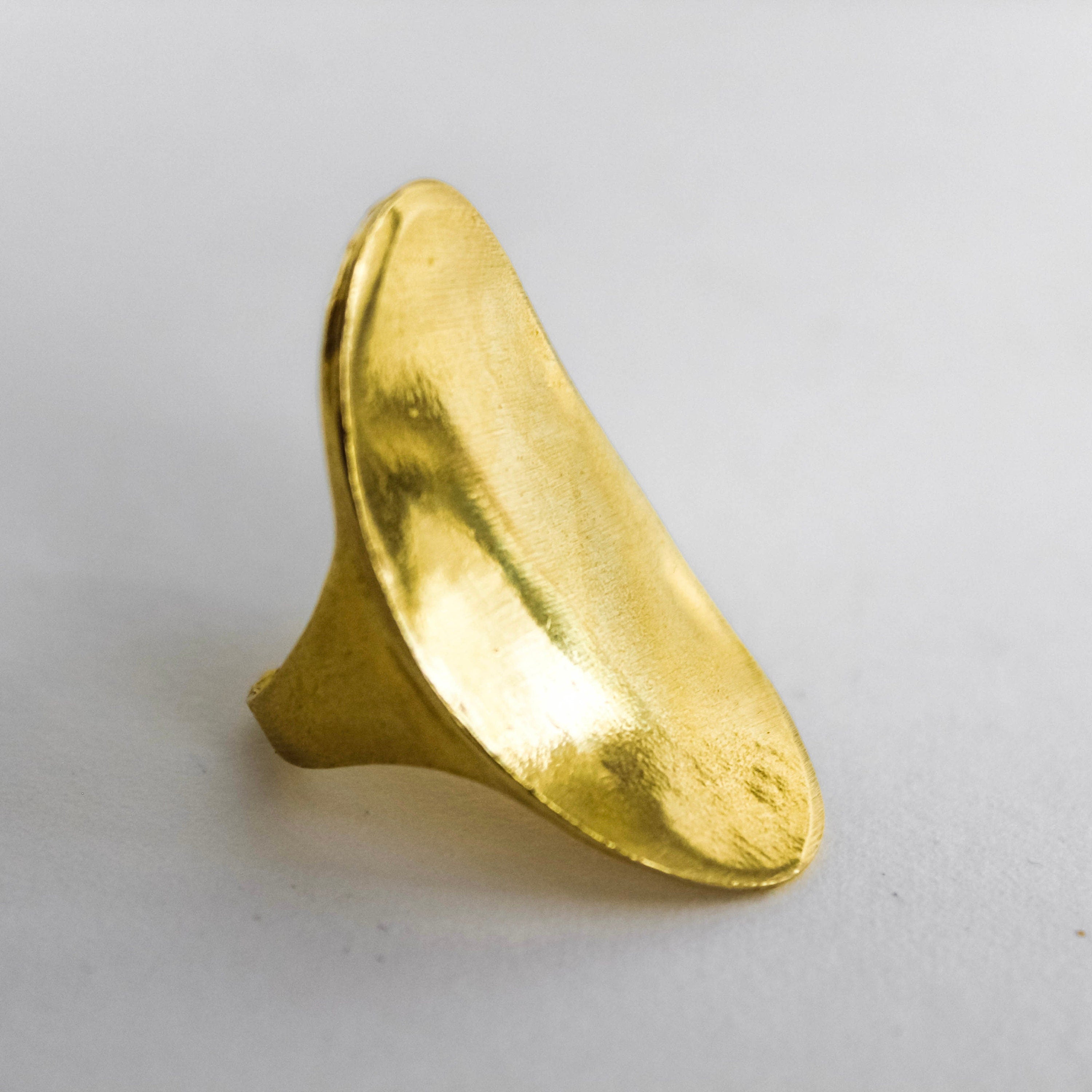 chunky gold statement ring