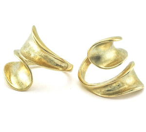 Chunky Brass Statement Rings